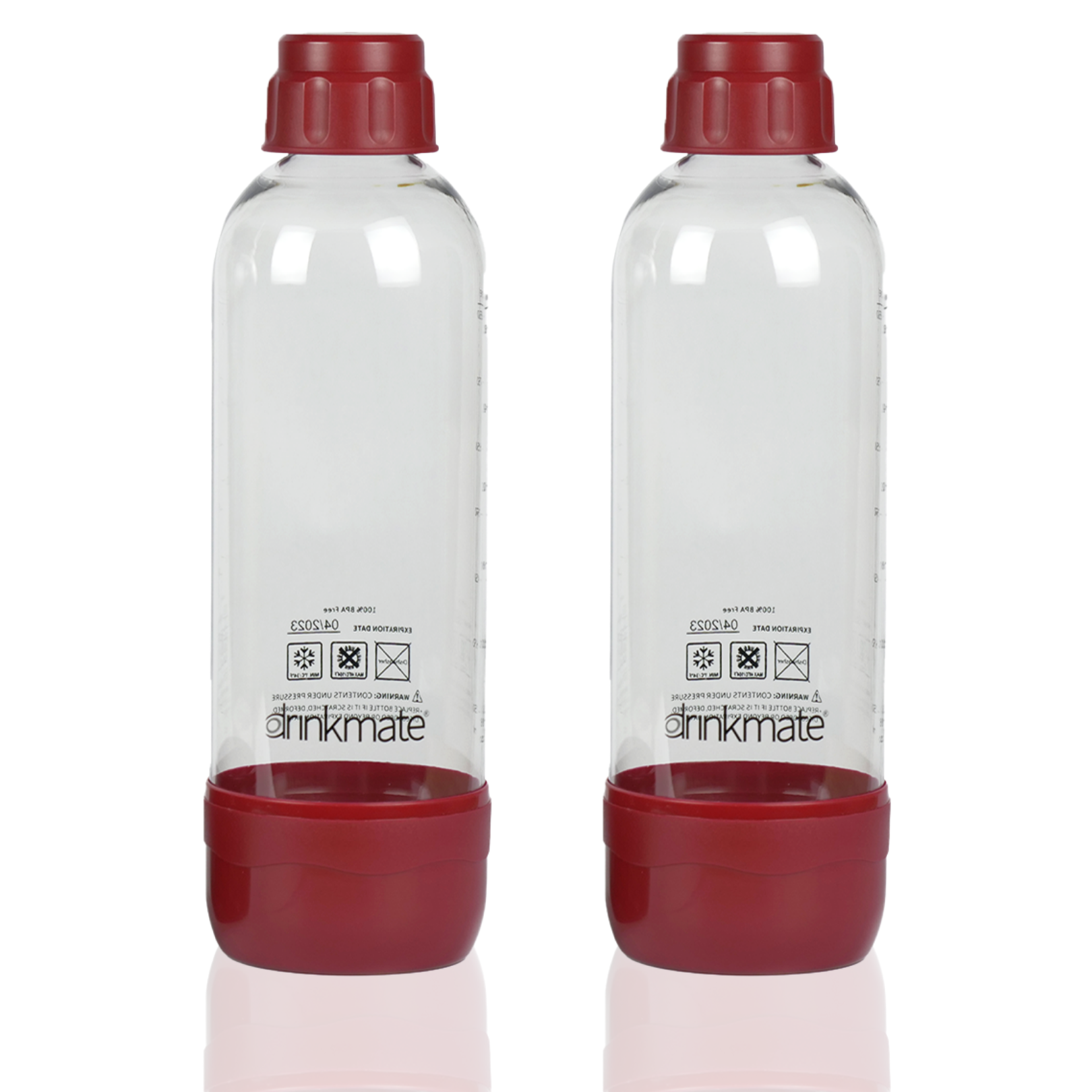 Drinkmate 1L Bottles | Royal Red (2 Pack)